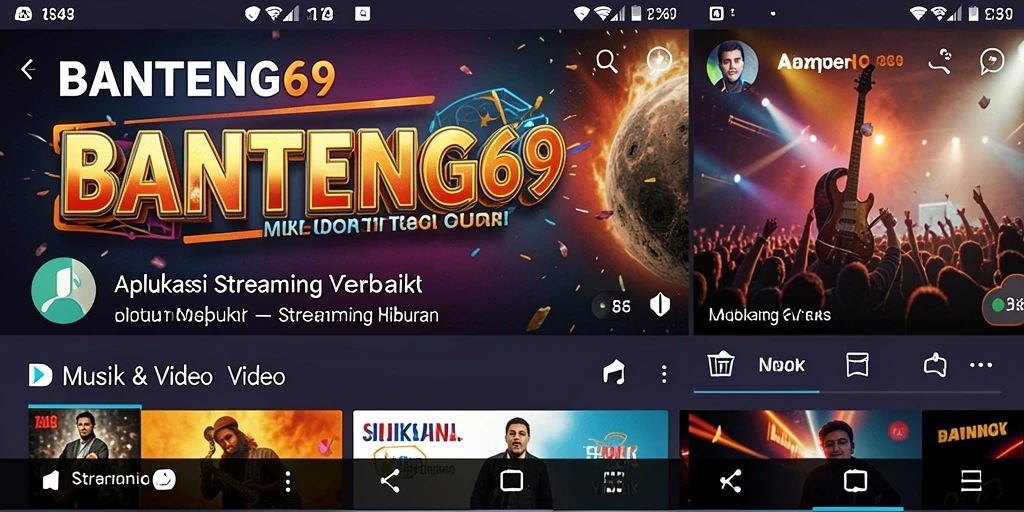 Tampilan antarmuka aplikasi BANTENG69 yang menarik dan mudah digunakan.