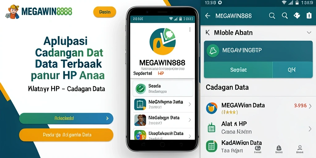 Antarmuka MEGAWIN888 yang intuitif untuk pencadangan data.