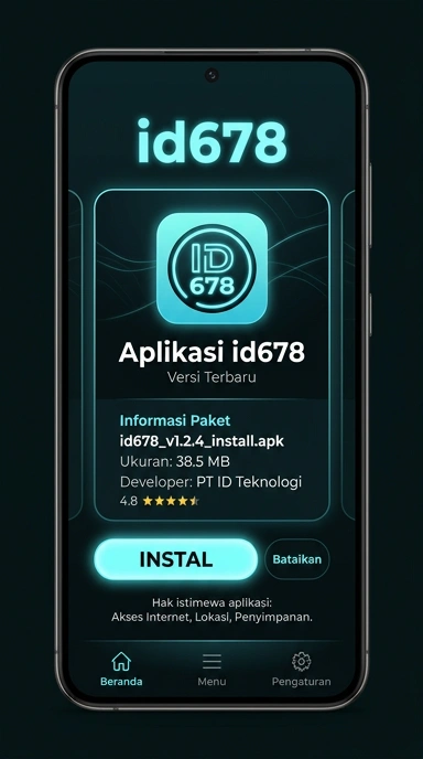 Tampilan halaman APK id678